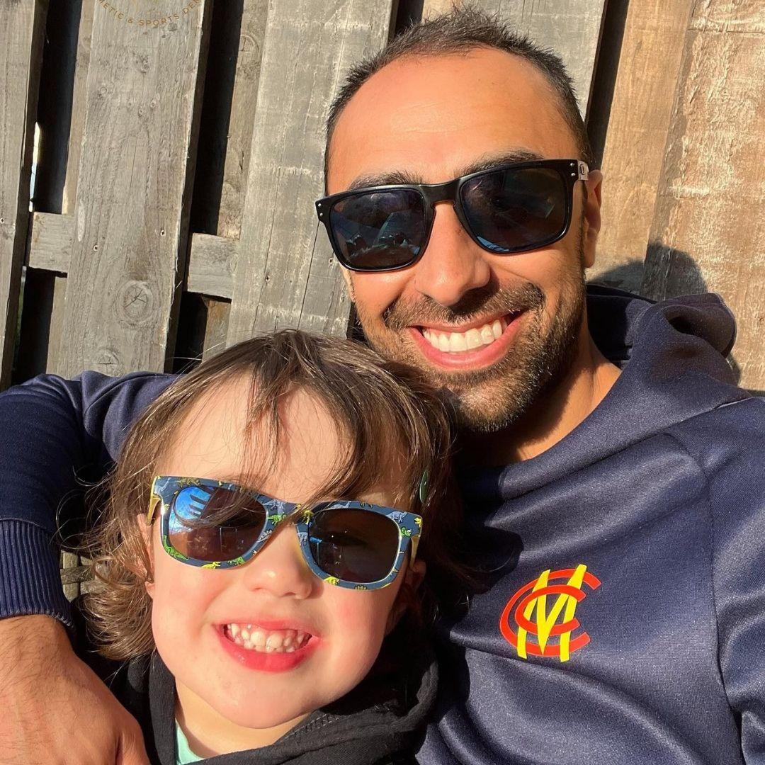 Umair outside the practice
